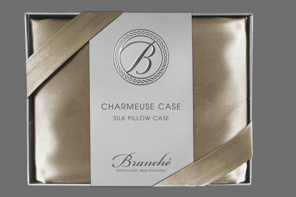 Toffee - Branche Charmeuse Silkeputevar