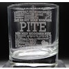 Graverat Whiskeyglas Pite