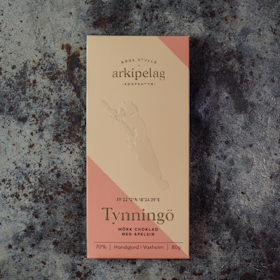 Tynningö - Mörk choklad 70% med apelsin