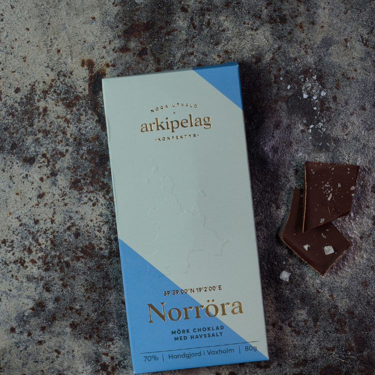 Norröra - Mörk choklad 70% med havssalt