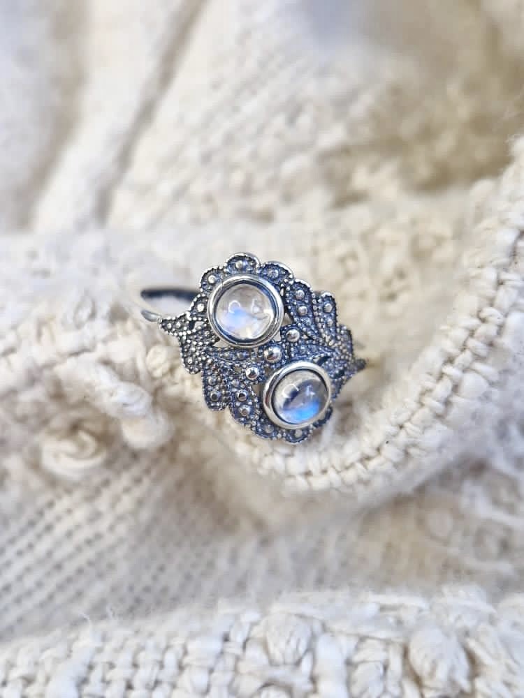 Ring i labradorit