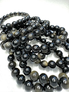 Armband i guldobsidian