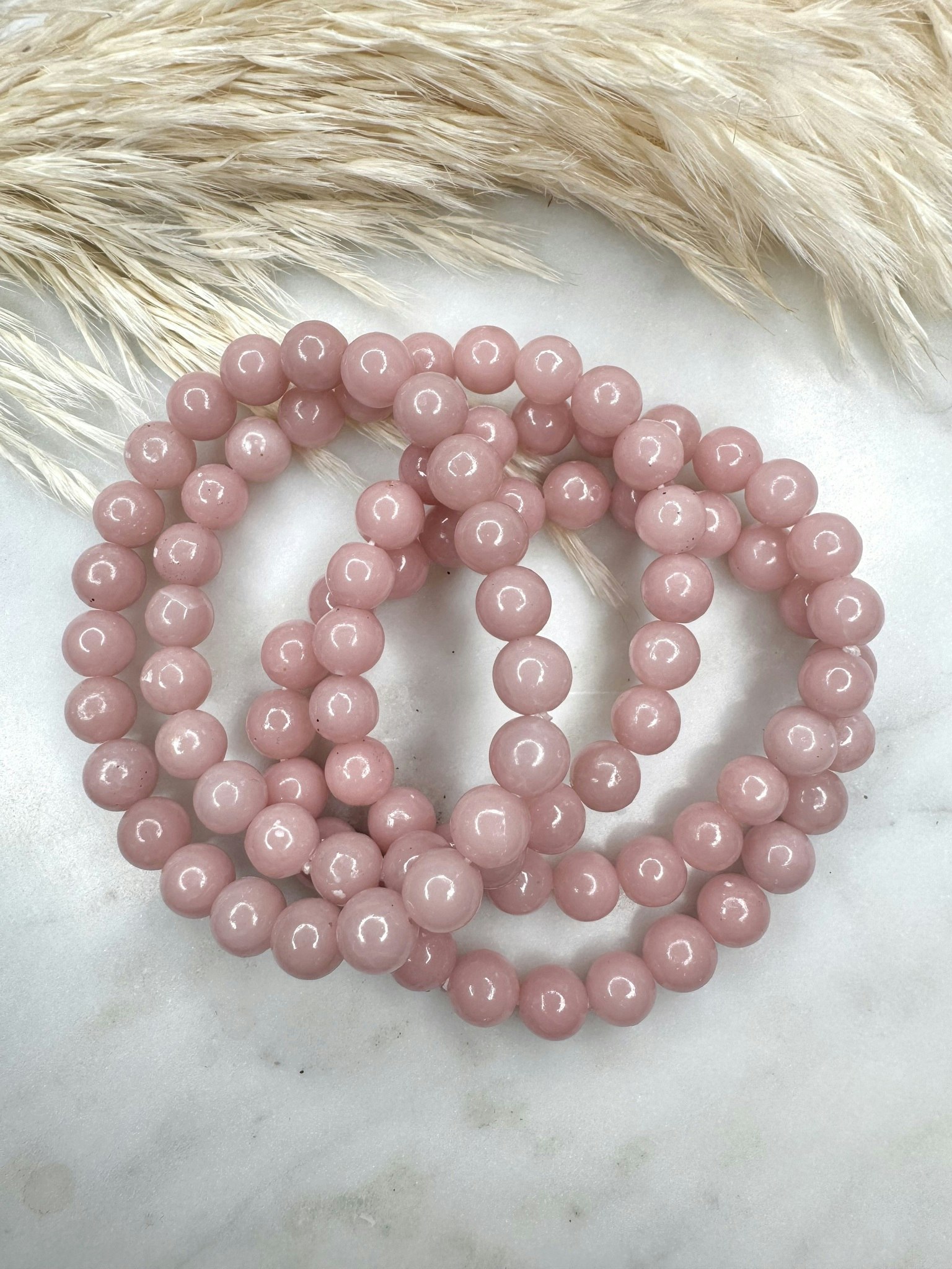 Rosa opal 8 mm