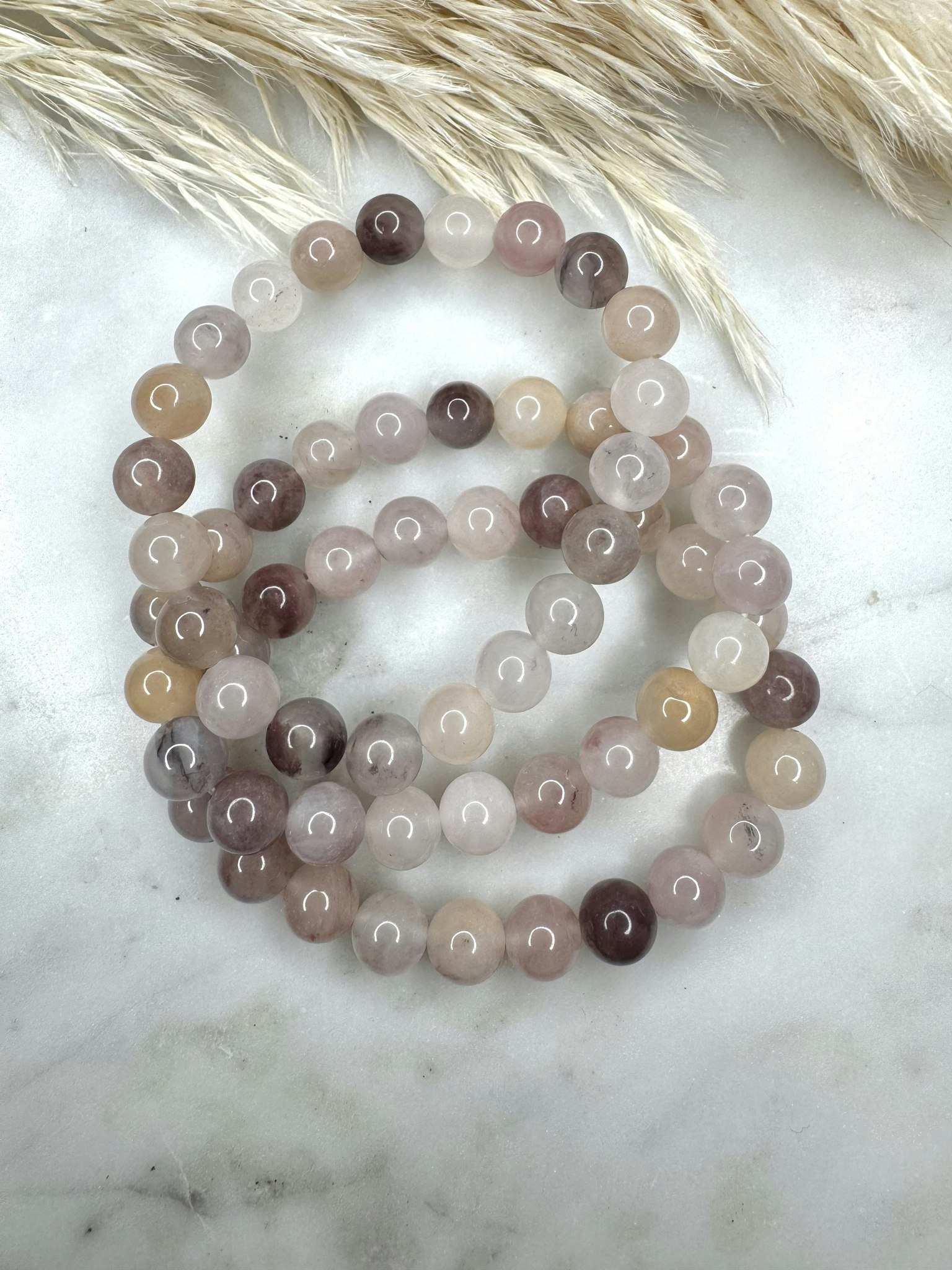 Violett jade 8 mm