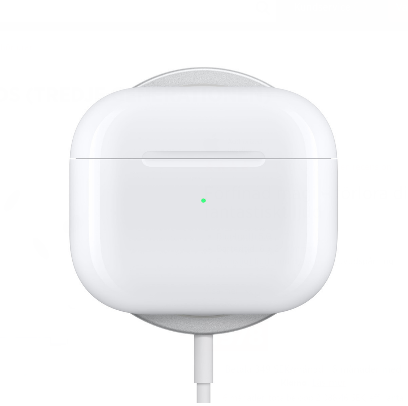 Apple AirPods (3rd Generation) Wireless In-ear med Lightning laddningsetui