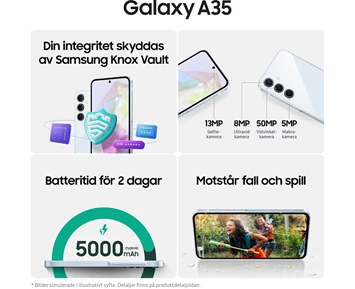 Samsung Galaxy A35 6.6" 256GB Awesome lilac