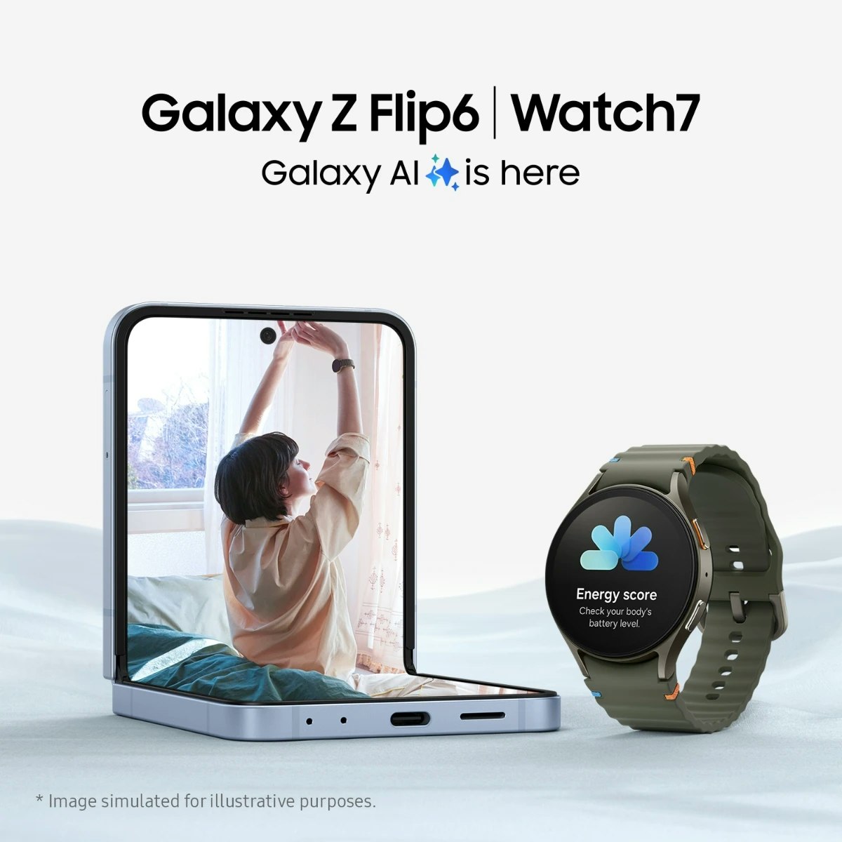 Samsung Galaxy Watch7 LTE 44 mm smartklocka grön