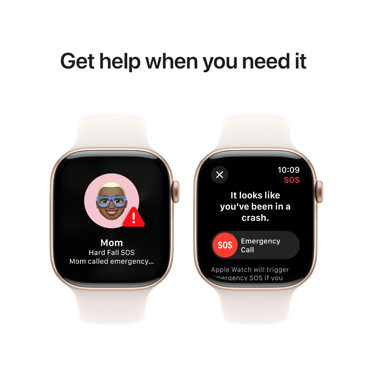 Apple Watch Series 10 GPS 46mm Guld Aluminium Case with Lila Band