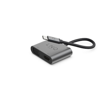 LINQ 4 i 1 USB-C Multiport Hub Aluminium