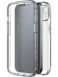 Black Rock 360° Glass Case iPhone 14 Plus Transparent/Svart