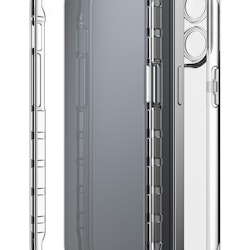 Black Rock 360° Glass Case iPhone 14 Pro Max Transparent/Svart