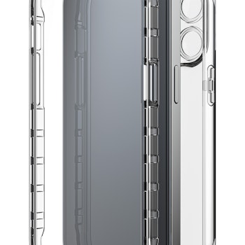 Black Rock 360° Glass Case iPhone 14 Pro Max Transparent/Svart