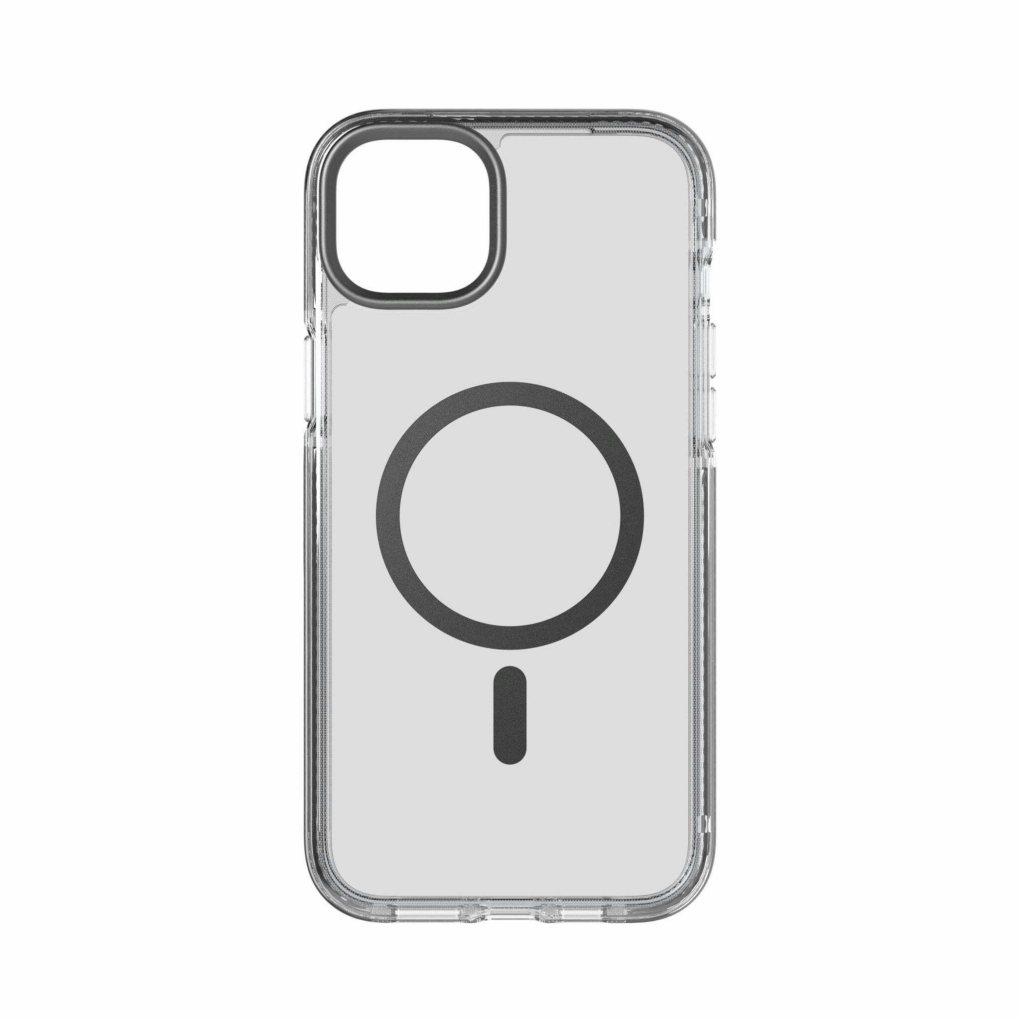 Tech21 Evo Crystal MagSafe iPhone 14 Plus Grafit grå