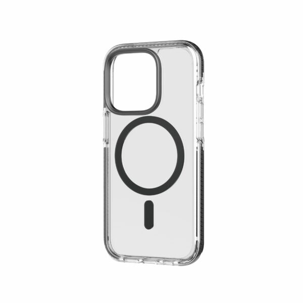 Tech21 Evo Crystal MagSafe iPhone 14 Pro Grafit grå