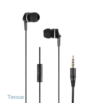 Teccus hörlurar SmartSound In-Ear Plugin Headset Svart