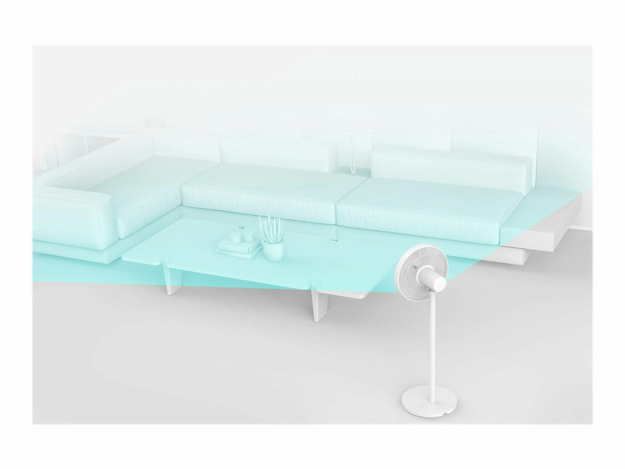 Xiaomi MI Smart Standing Fan 2 golvstående vit