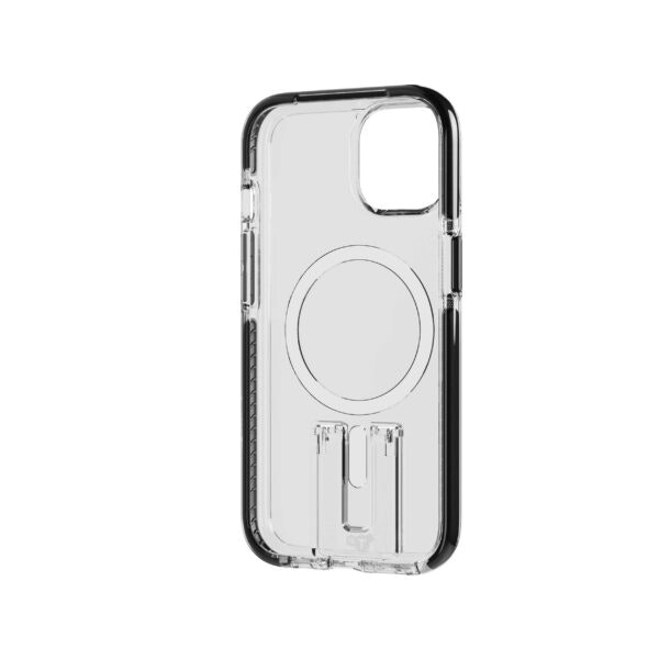 Evo Crystal Kick MagSafe iPhone 15 Transparent Svart