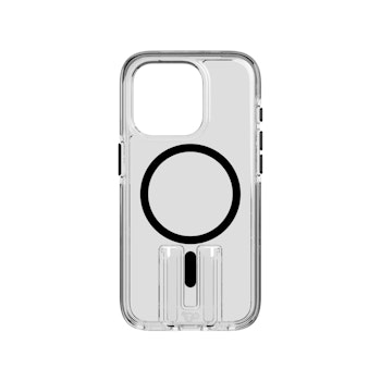 Evo Crystal Kick MagSafe iPhone 15 Pro Transparent Svart
