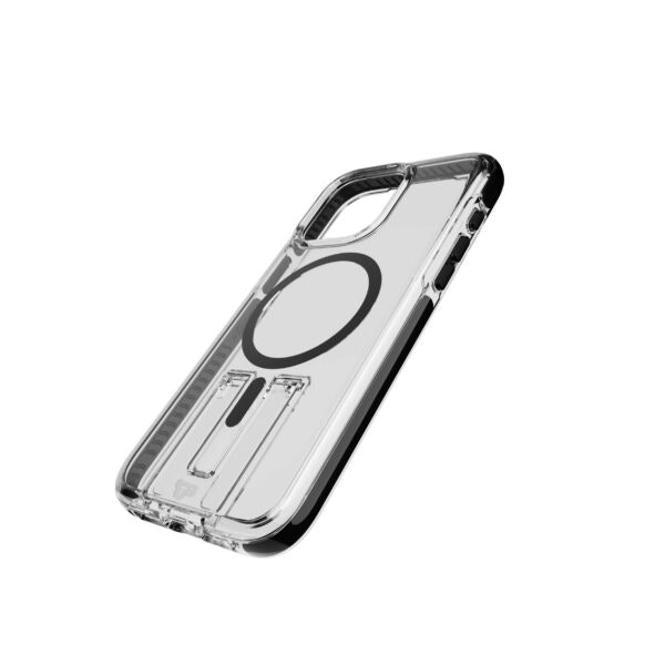 Evo Crystal Kick MagSafe iPhone 15 Pro Max Transparent/Svart