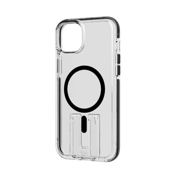 Evo Crystal Kick MagSafe iPhone 15 Plus Transparent/Svart