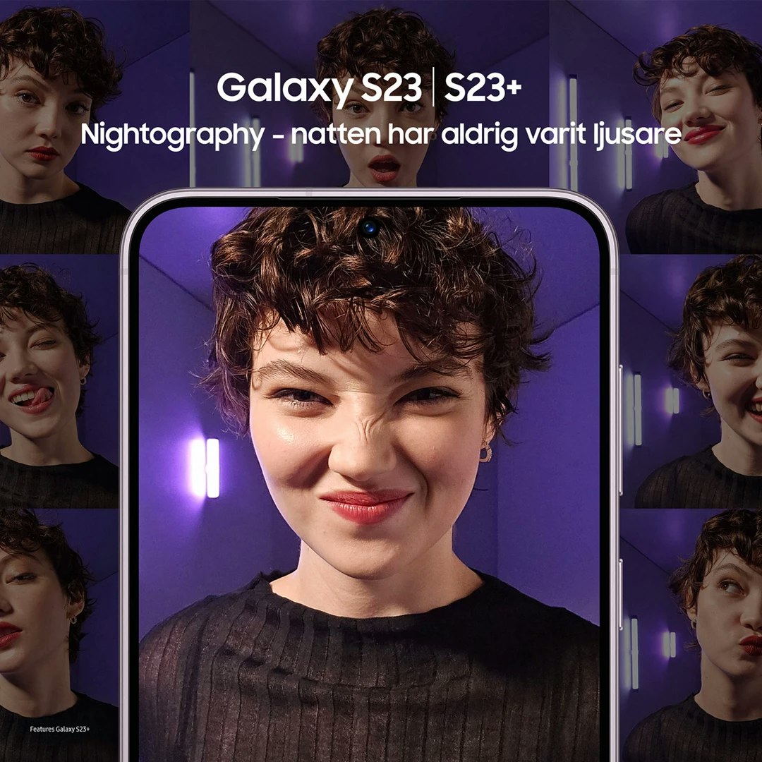 Samsung Galaxy S23 SM-S911B 6.1" 128GB Fantom svart