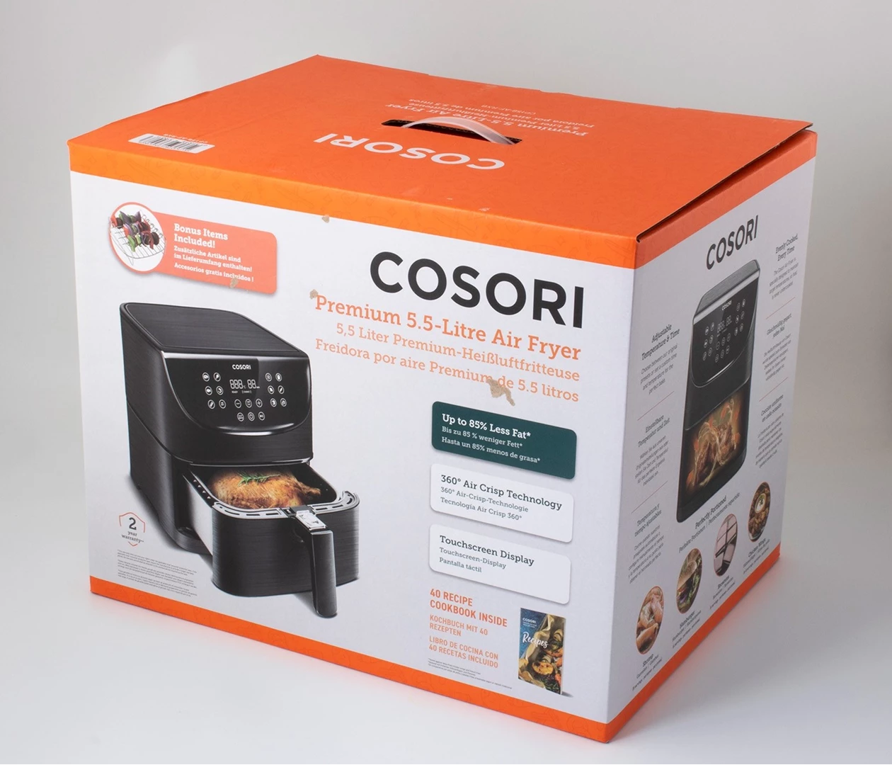 Cosori Premium air fryer CP158-AF-RXW (vit)