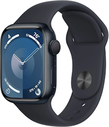 Apple Watch Series 9 GPS 41mm Midnight Aluminium Case med Midnight Sport Band