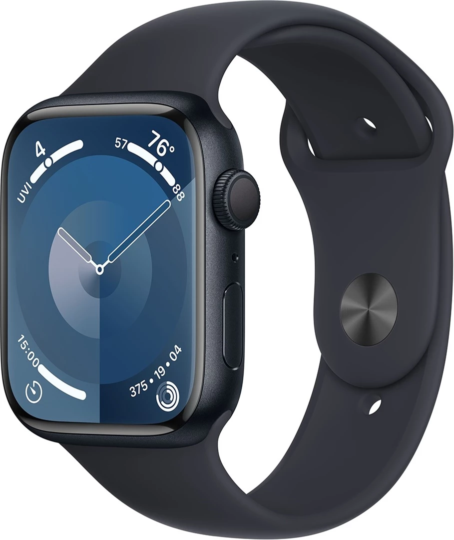 Apple Watch Series 9 GPS 45mm Midnight Aluminium Case med Midnight Sport Band