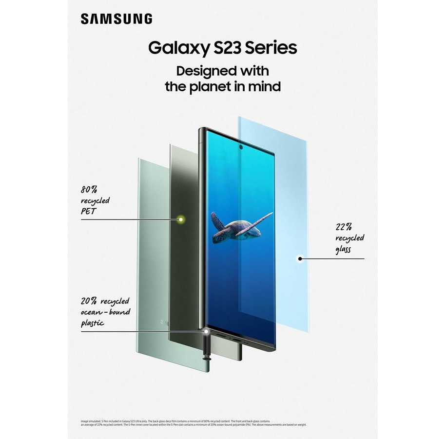 Samsung Galaxy S23+ 6.6" 512GB Fantom svart