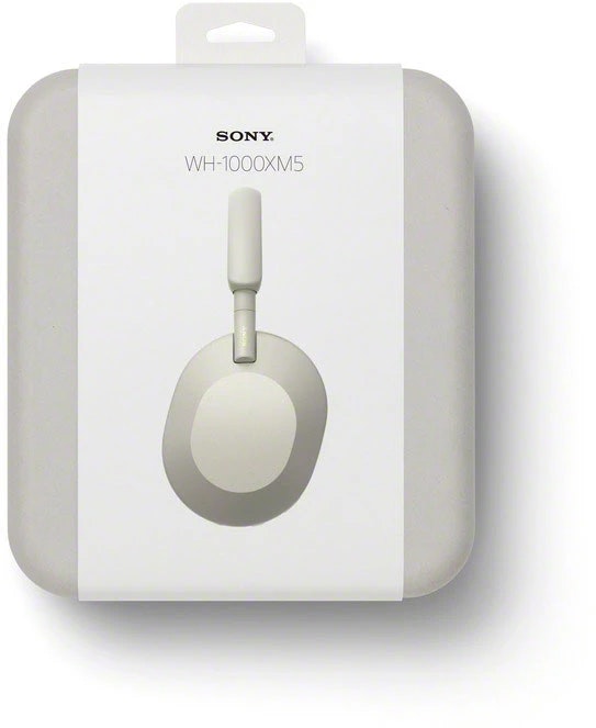 Sony WH-1000XM5 Brusreducerande trådlösa hörlurar silver