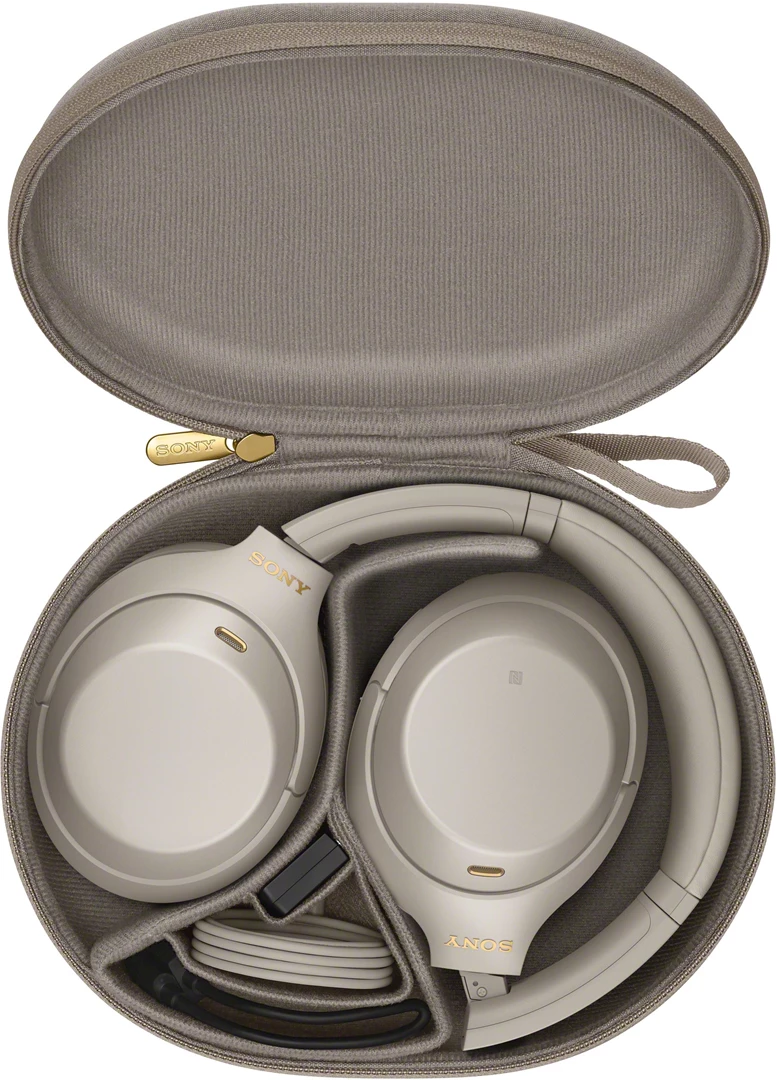 Sony WH-1000XM4 Brusreducerande trådlösa hörlurar silver
