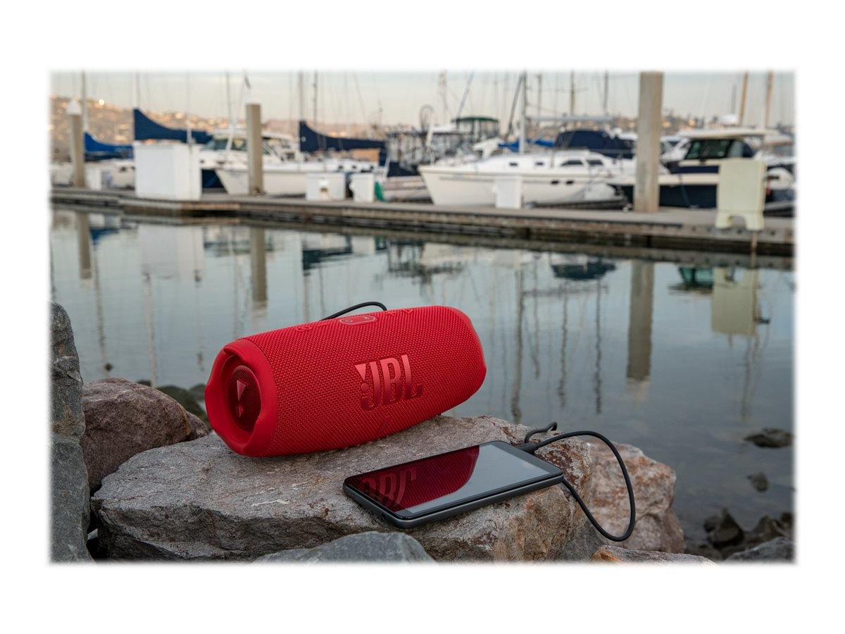 JBL Charge 5 trådlös portabel högtalare röd