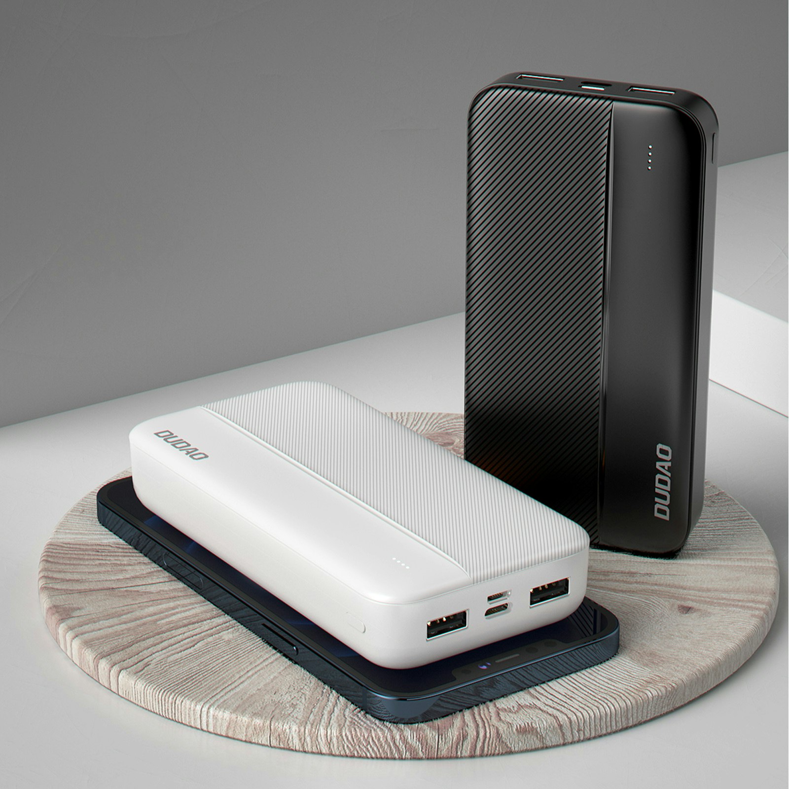 Dudao K4S+ powerbank 20000mAh 10Watt svart