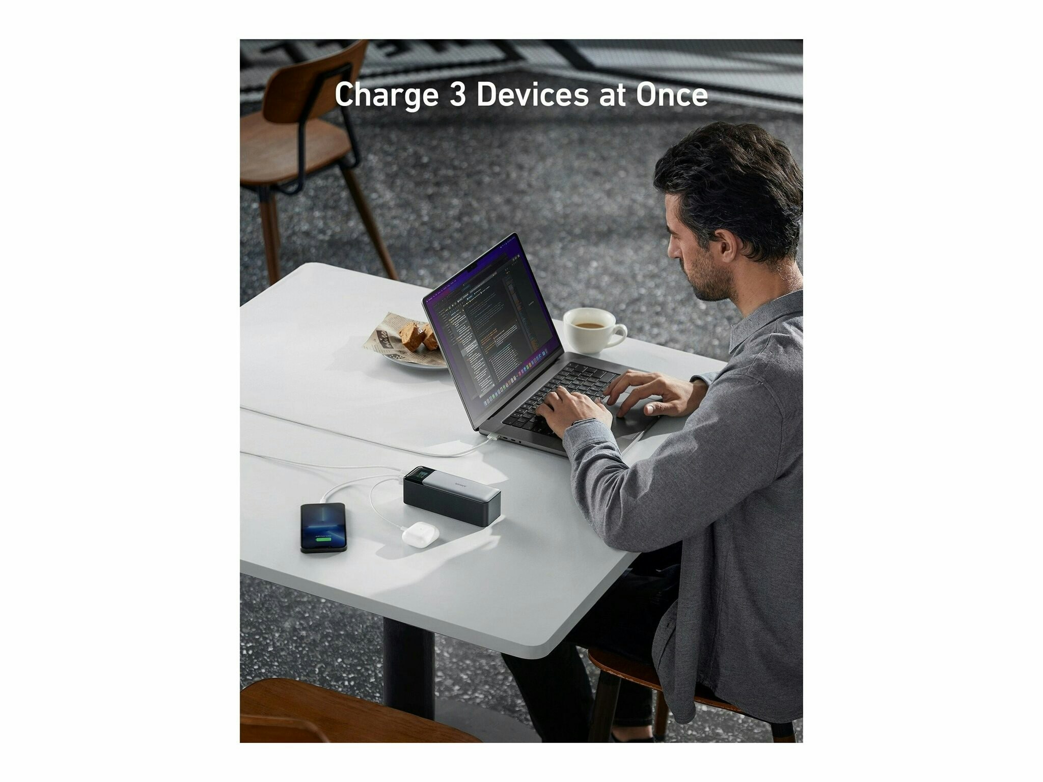 Anker 737 Powerbank 24000mAh svart