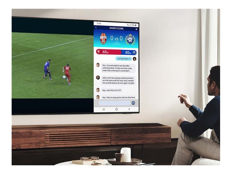 Samsung UE43CU8072U 43" 4K UHD (2160p) svart