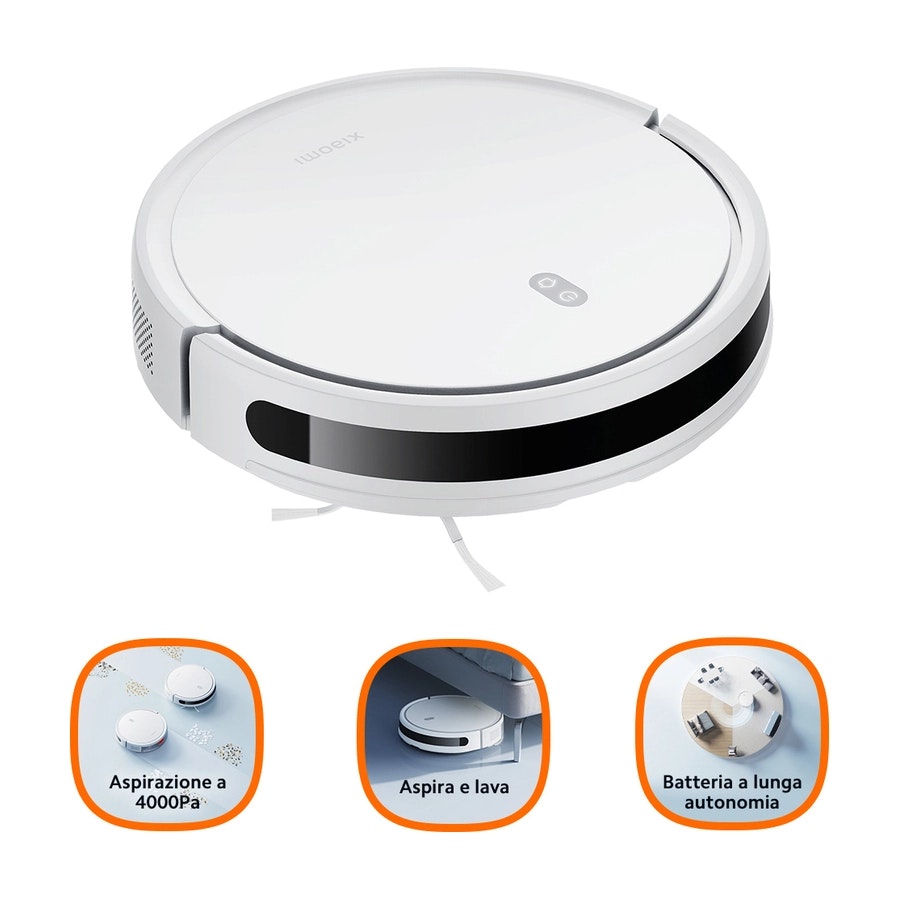 Xiaomi E10 Robotdammsugare 0.4liter vit