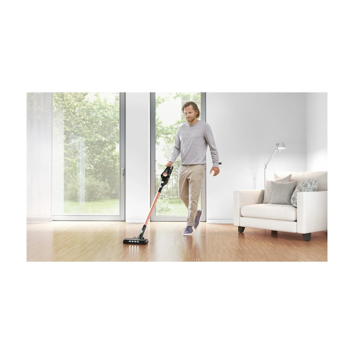 Bosch Unlimited Gen2 Serie | 8 ProParquet BCS8214PRQ Skaftdammsugare svart