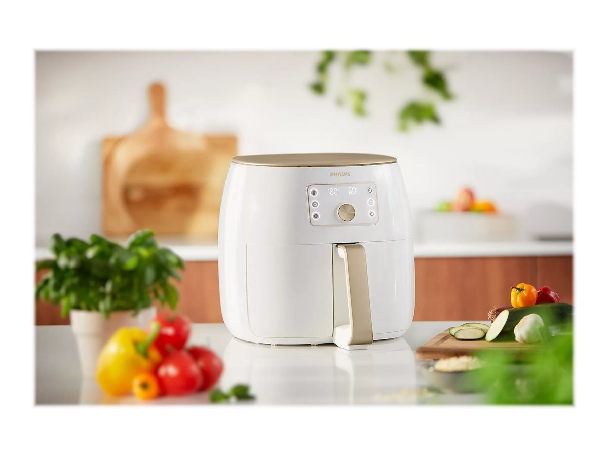 Philips Premium Collection HD9870 Airfryer XXL 2.225kW Vit/pearl