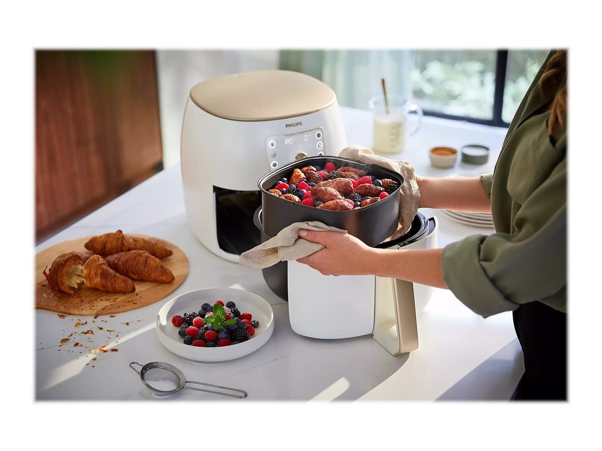 Philips Premium Collection HD9870 Airfryer XXL 2.225kW Vit/pearl
