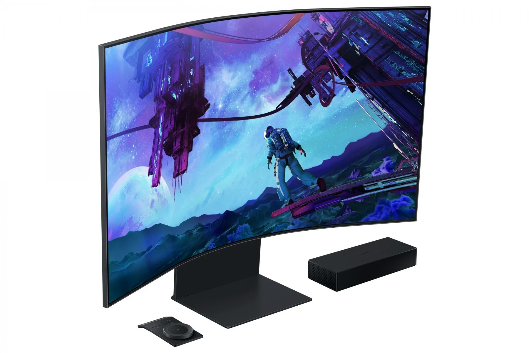 Samsung Odyssey Ark S55CG970NU 55" 3840 x 2160 (4K) HDMI DisplayPort 165Hz Pivotskärm