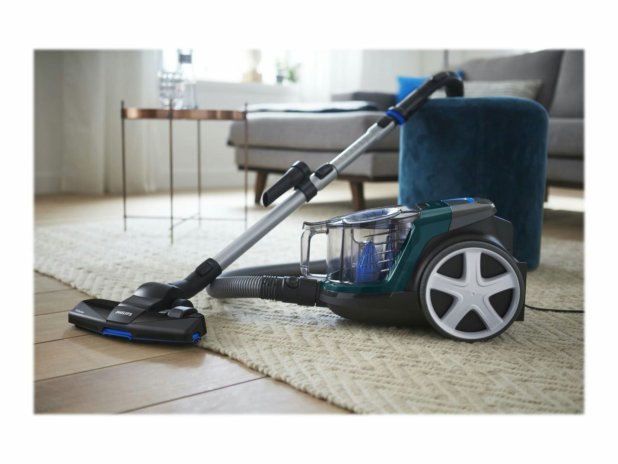 Philips PowerPro Compact FC9334 cylinderdammsugare 1.5liter Opalgrön