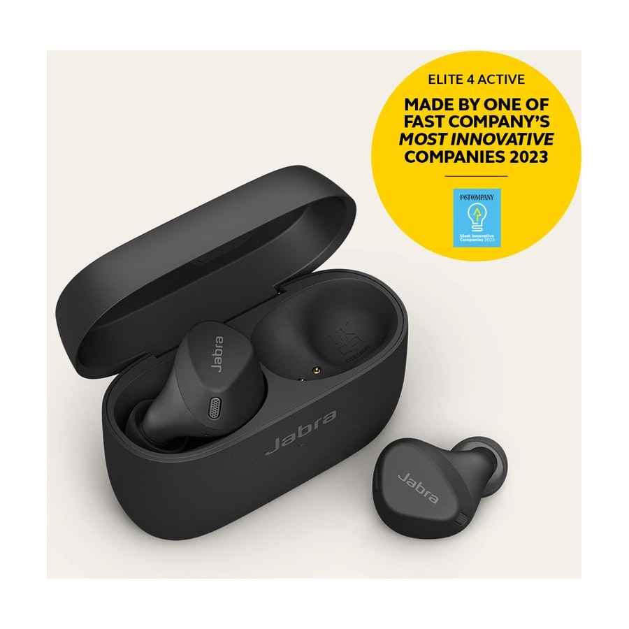 Jabra Elite 4 Active True Wireless hörlurar svart