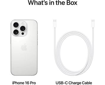 Apple iPhone 16 Pro 6,3'' 128GB Vit Titanium