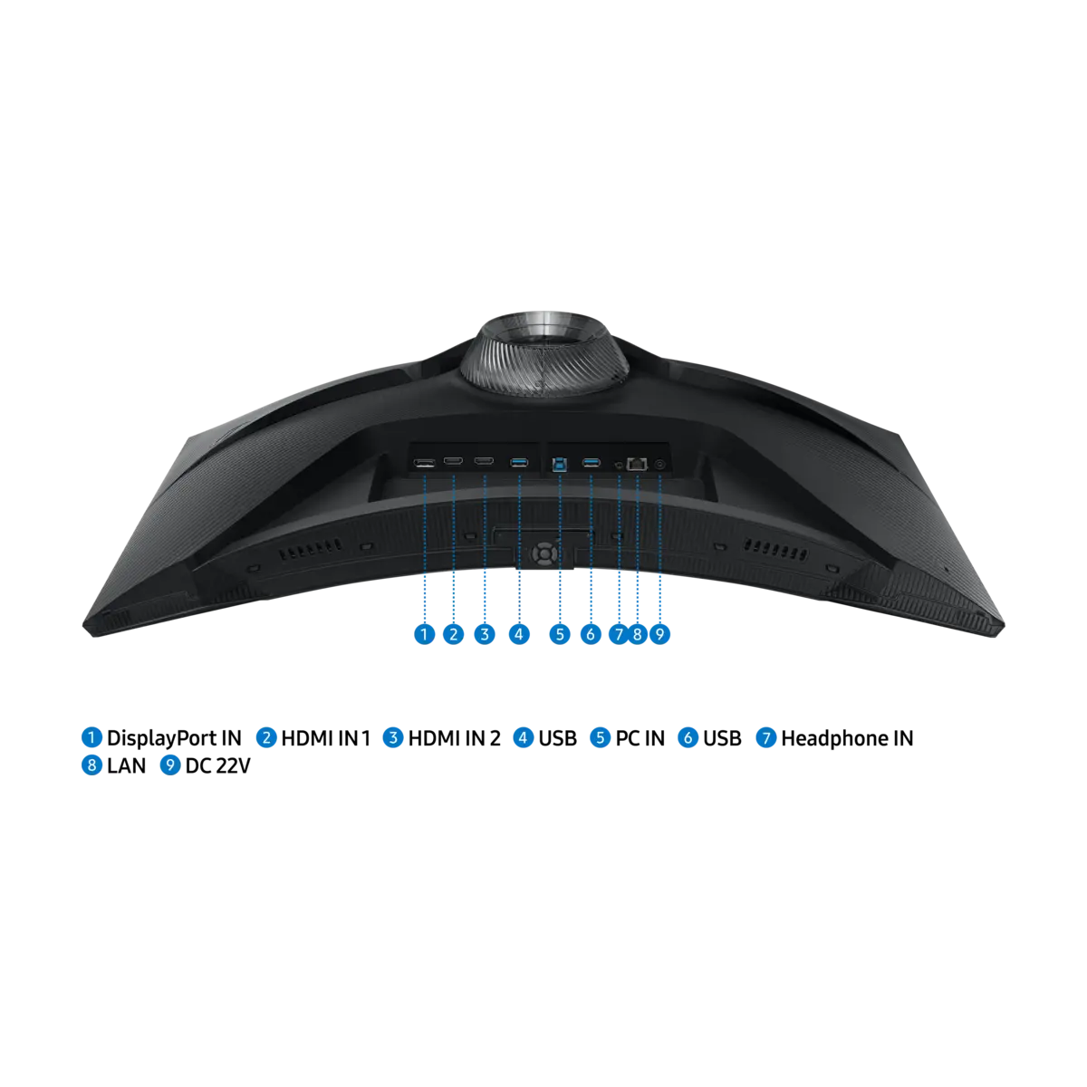 Samsung Odyssey G6 S32BG650EU 32" 2560 x 1440 (2K) HDMI DisplayPort 240Hz Pivotskärm