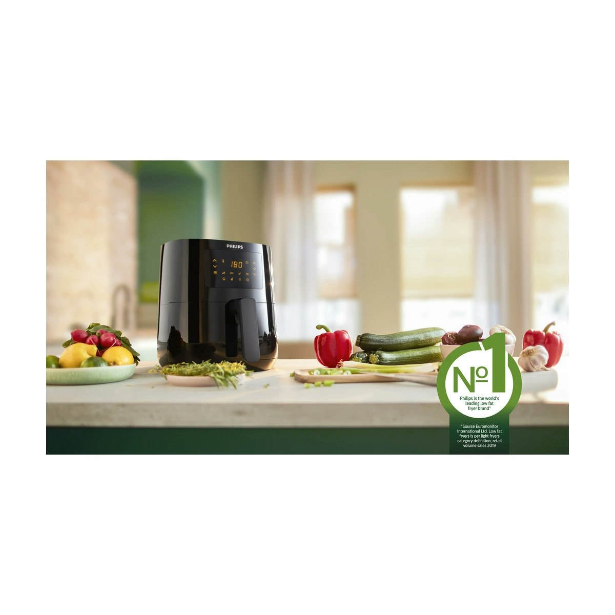 Philips Essential HD9252/90 Airfryer 1.4kW Svart