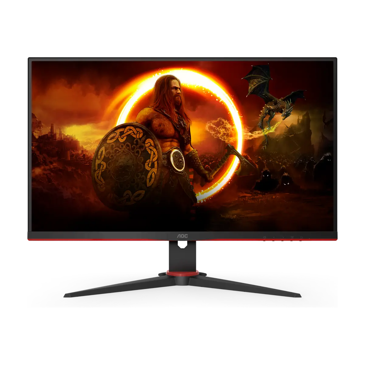 AOC Gaming 24G2SAE/BK 24" 1920 x 1080 Full HD HDMI Gamingskärm