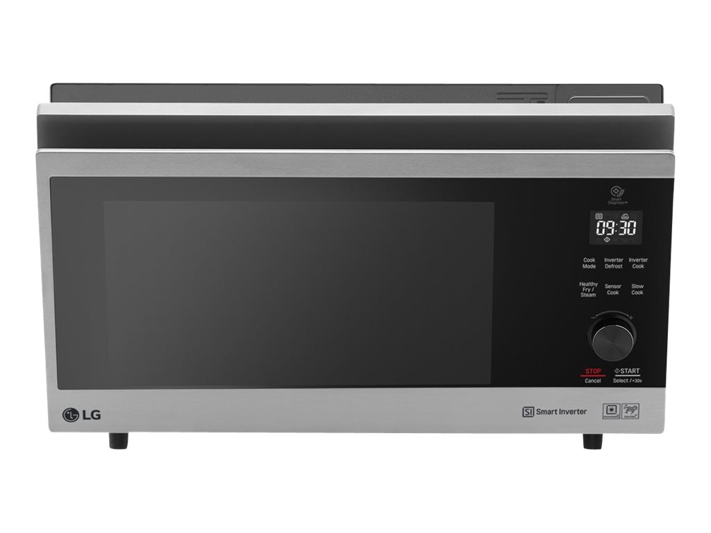 LG NeoChef Mikrovågsugn med varmlftsugn och grill Fritstående 1100W 39liter Noble silver
