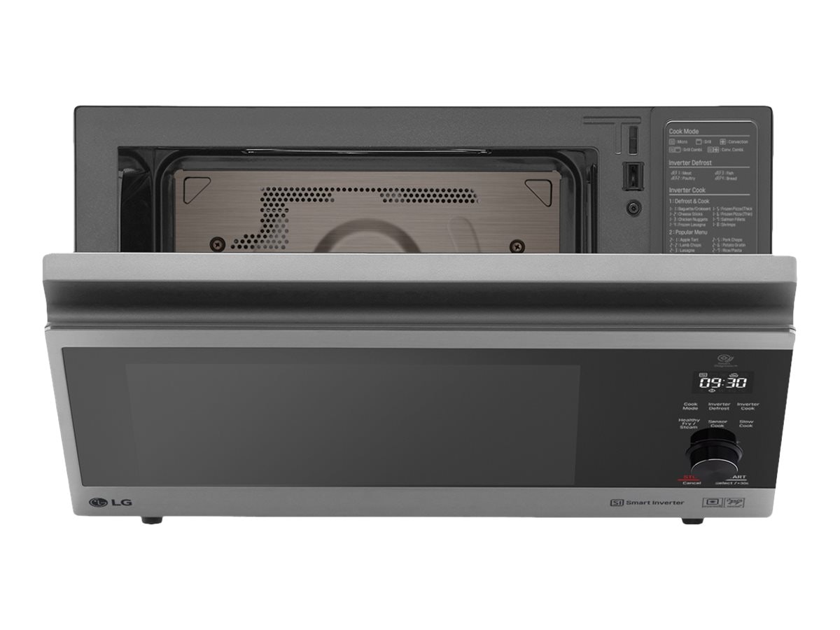 LG NeoChef Mikrovågsugn med varmlftsugn och grill Fritstående 1100W 39liter Noble silver