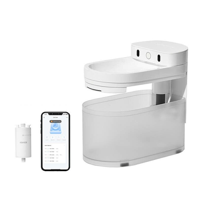Catlink Pure 3 smart vattenfontän/drickfontän för hundar och katter (vit)