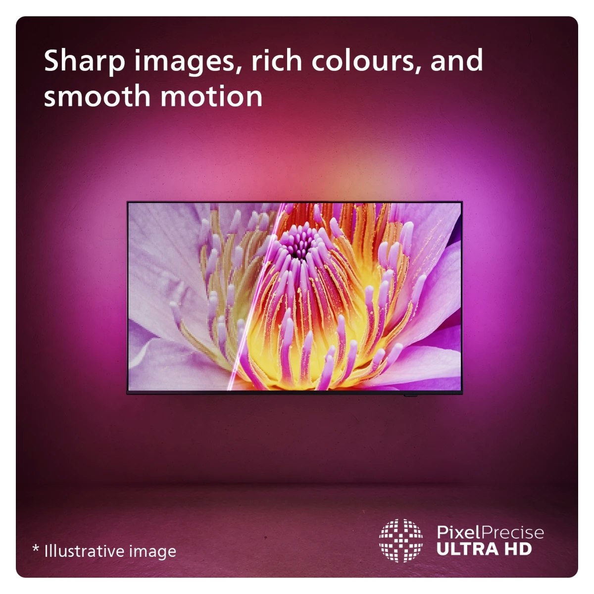 Philips 50PUS8079 50" 4K UHD LED-bakbelyst LCD TV Smart TV